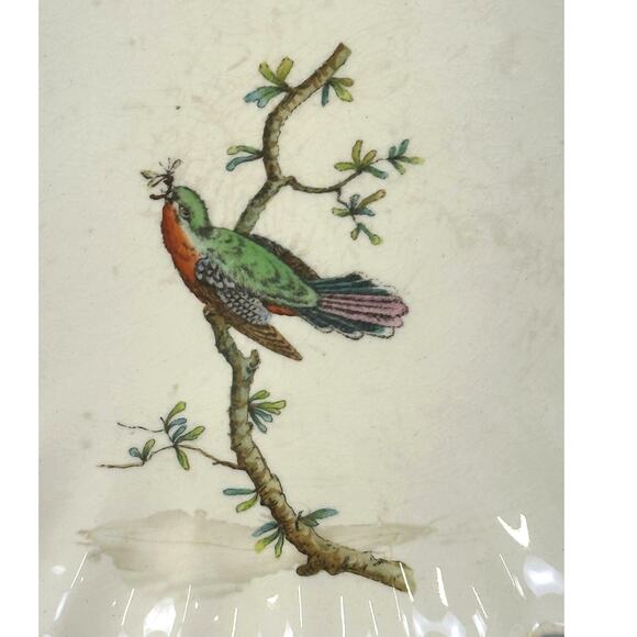 Copeland Spode Aesthetic Movement c. 1870-1890 Chelsea Bird Insect 8 3/8" Plate - Picture 2 of 7